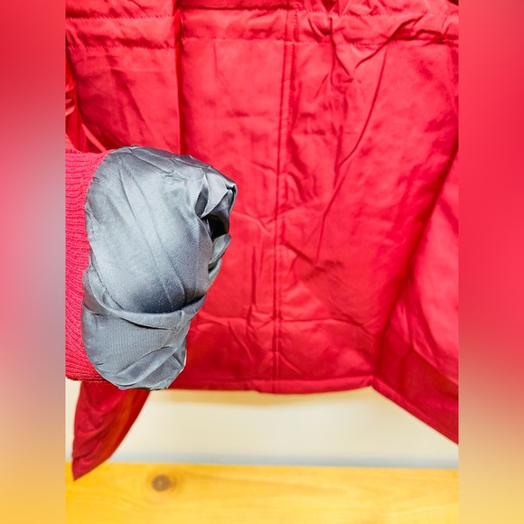 Women’s Winter Coat Parka Removable Hood NWT Maroon - Picture 12 of 12